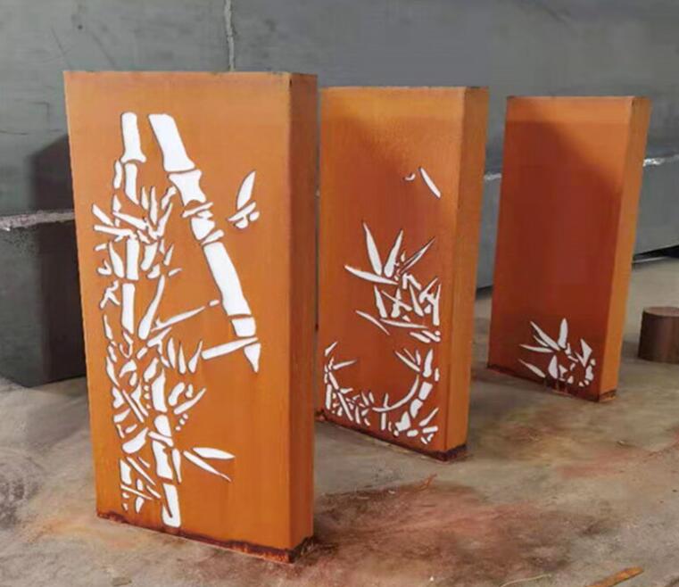 麦积锈钢板灯箱